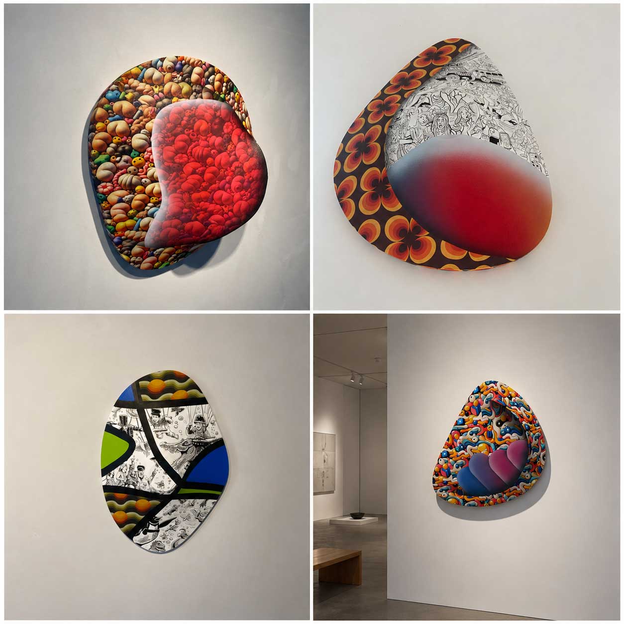 Shapes #1 — The picture has puffed up. Œuvre de Rubin Plummer.
