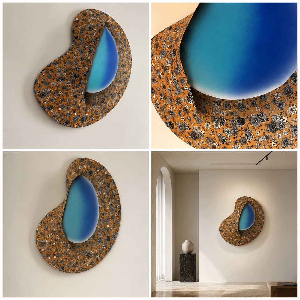 Shapes #4 — The picture has puffed up. Œuvre de Rubin Plummer.