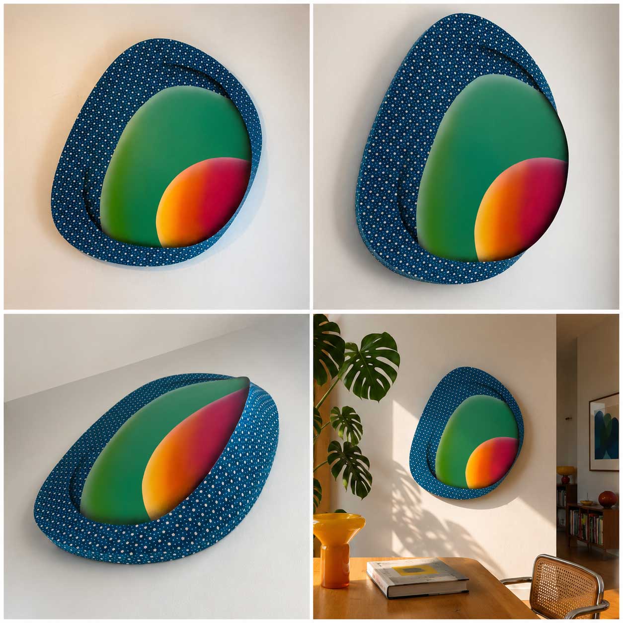Shapes #5 — The picture has puffed up. Œuvre de Rubin Plummer.