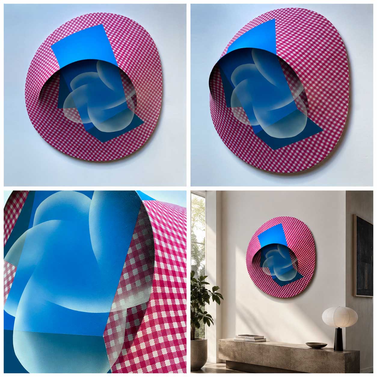 Shapes #6 — The picture has puffed up. Œuvre de Rubin Plummer.