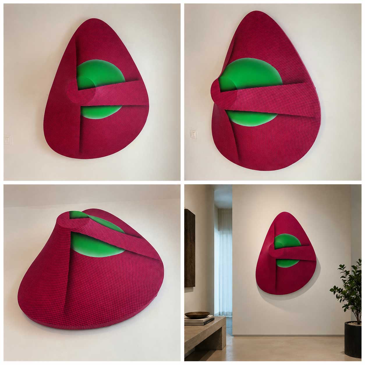 Shapes #7 — The picture has puffed up. Œuvre de Rubin Plummer.
