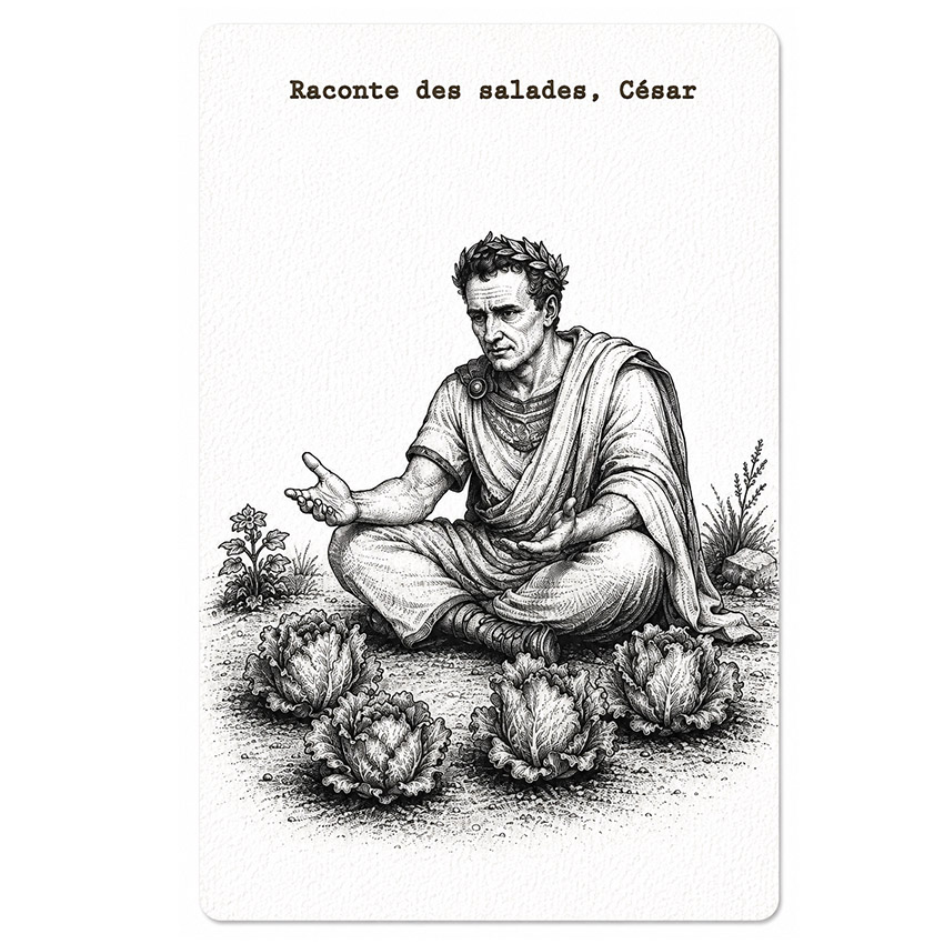 César — Carte postale · 10 × 15 cm — œuvre de Rubin Plummer