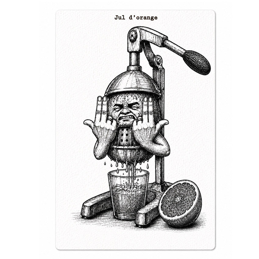 Jul — Carte postale · 10 × 15 cm — œuvre de Rubin Plummer