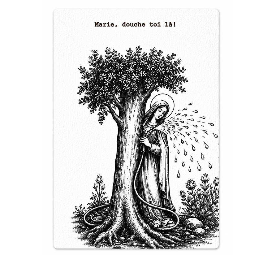 Marie — Carte postale · 10 × 15 cm — œuvre de Rubin Plummer