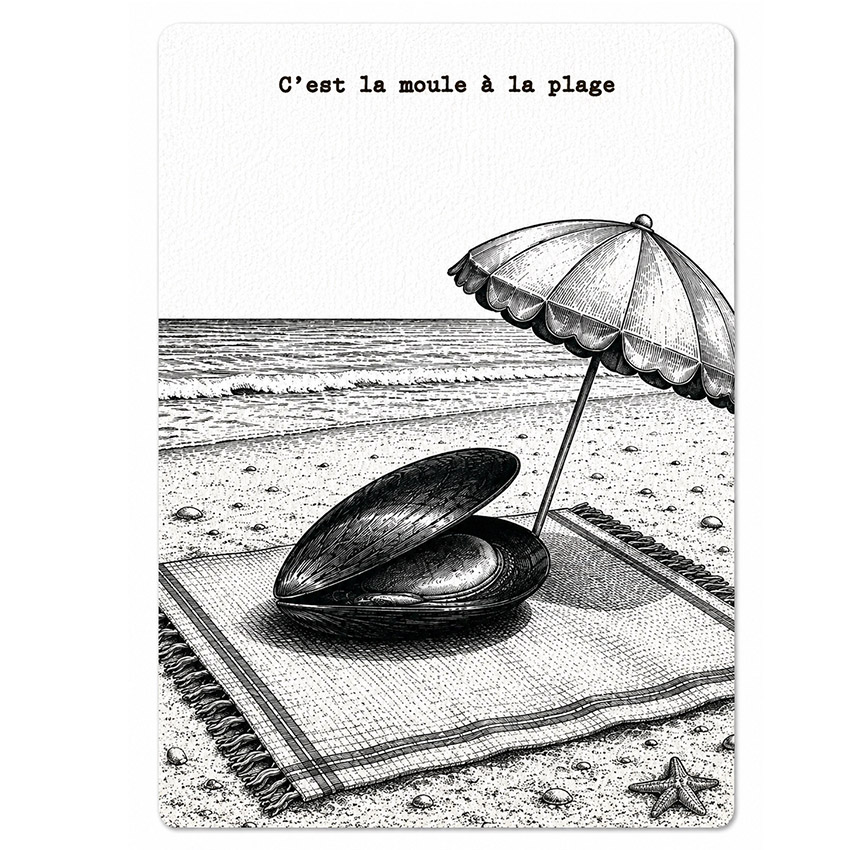 Moule — Carte postale · 10 × 15 cm — œuvre de Rubin Plummer